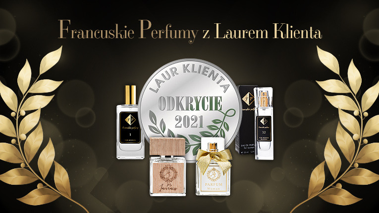 Laur Klienta Odkrycie Roku 2021 dla francuskieperfumy.pl 